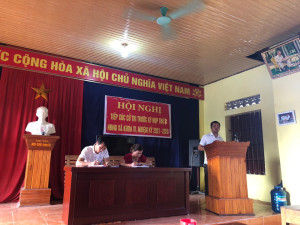 Đại biểu HĐND xã Nghĩa Sơn  tiếp xúc cử tri trước kỳ họp thứ 8 khóa VI