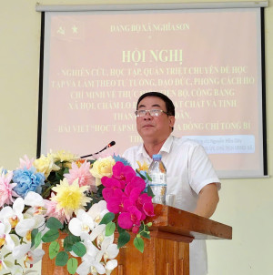 Hội nghị quán triệt chuyên đề học tập, làm theo tư tưởng,...